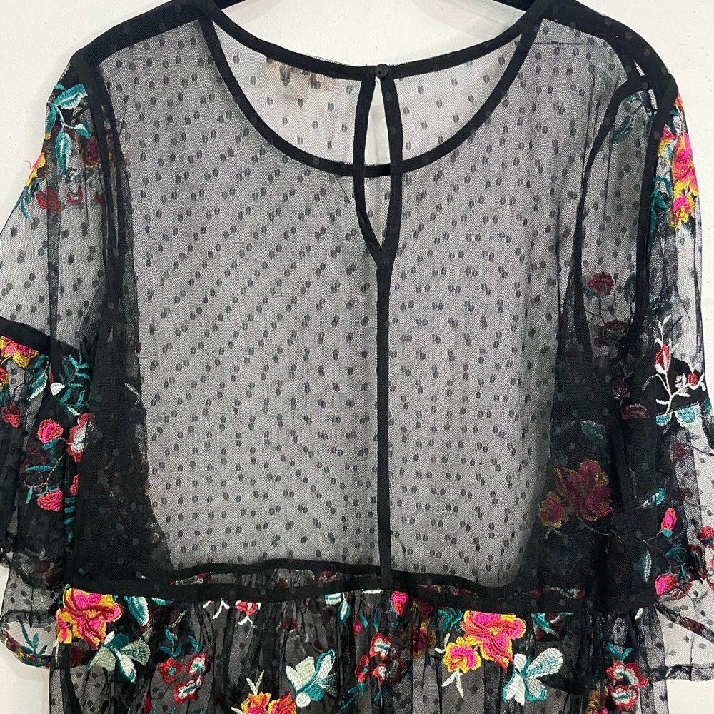 Umgee Floral Top SZ S